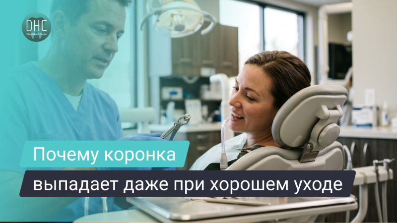 Выпала коронка с зуба: что делать
