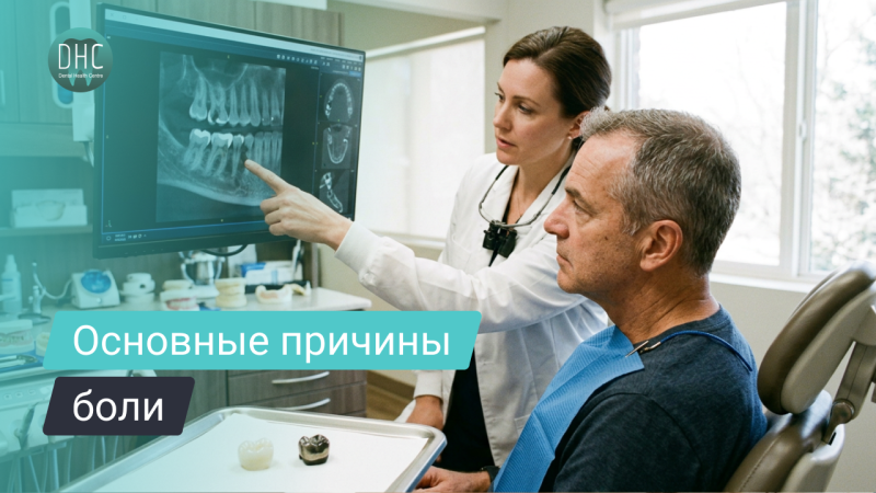 Болит зуб под коронкой — что делать?